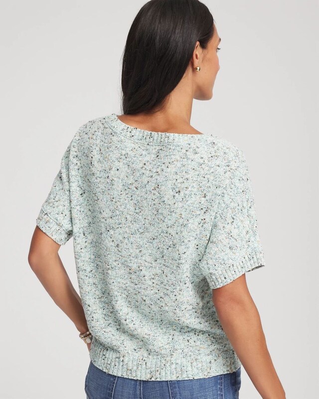 Textured Dolman Pullover Sweater - image 3